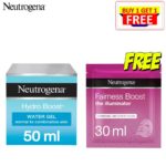 Neutrogena Hydro Boost Water Gel 50ml + Free Fairness Boost Mask