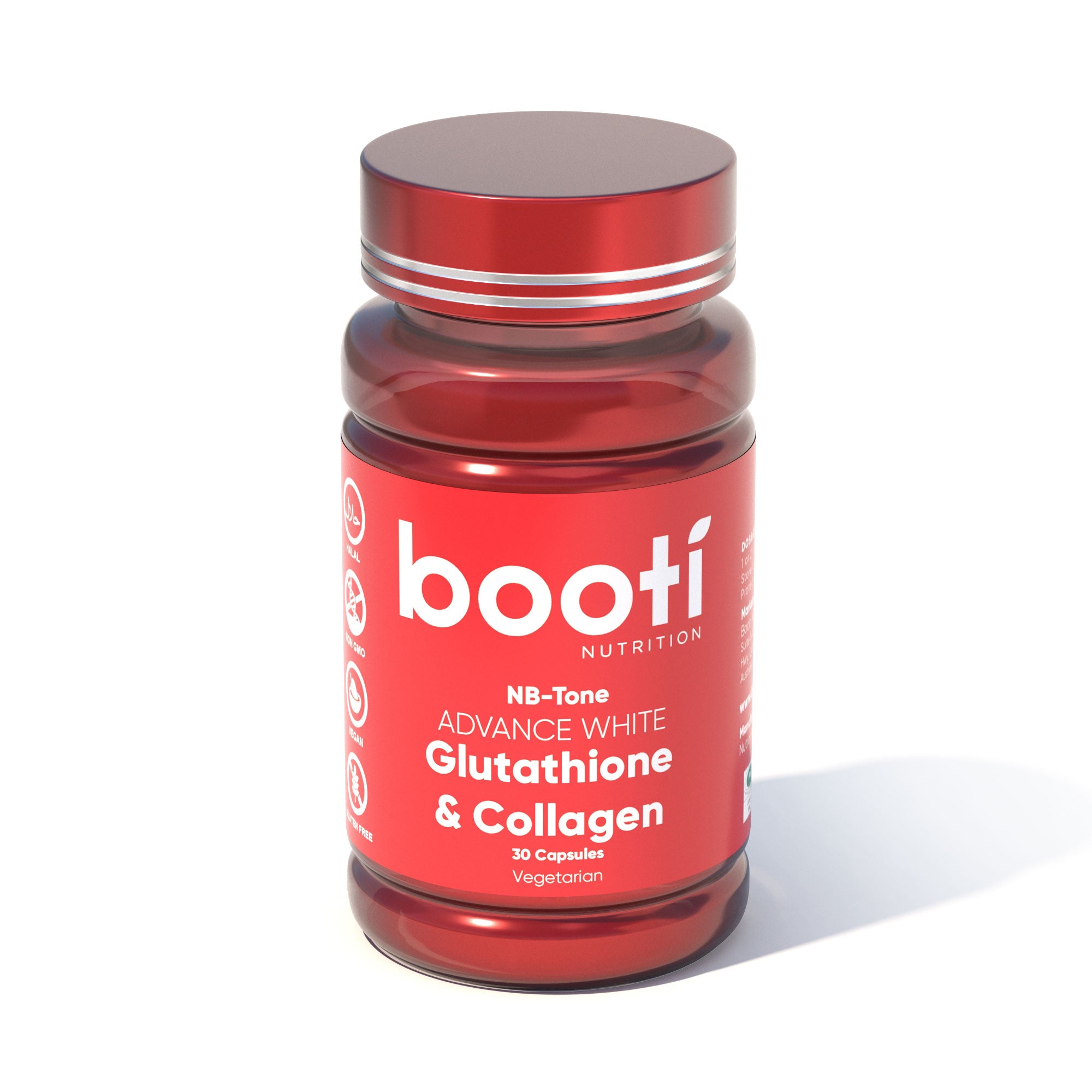 Booti Nutrition NB-Tone Advance White Glutathione and Collagen